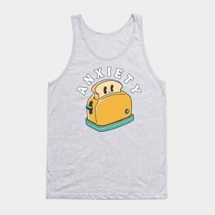 ANXIETY TOASTER | Funny Mental Health, Depression, Anxiety Tank Top